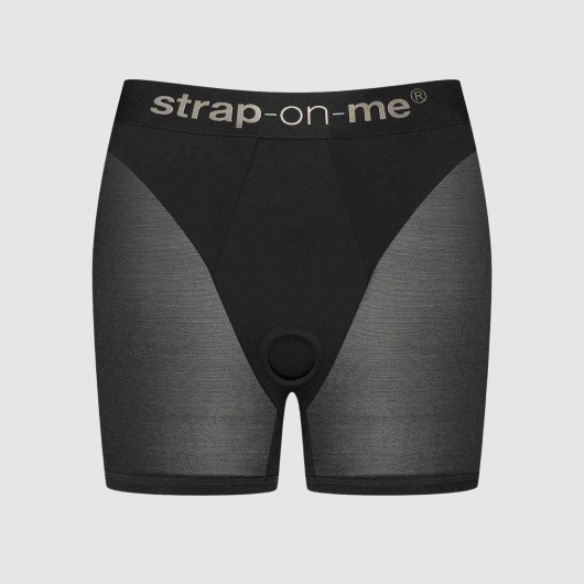 Трусики-шорты для фиксации насадок Strap-on-me Harness Lingerie Halo - size XS - Strap-on-me - купить с доставкой в Ангарске