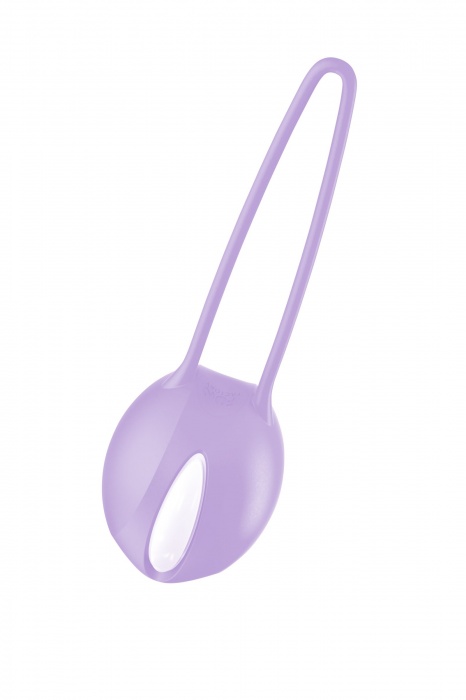Сиреневый вагинальный шарик Smartballs Uno с петлей - Fun Factory