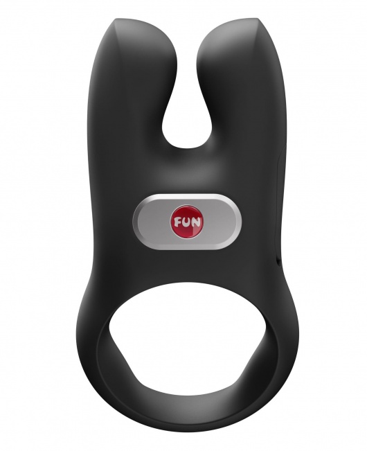 Черное эрекционное виброкольцо Nos - Fun Factory - в Ангарске купить с доставкой