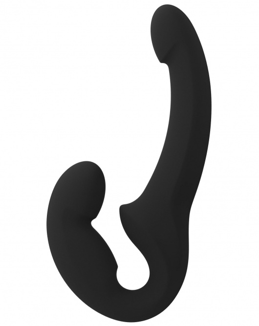 Черный безремневой страпон Share Lite - Fun Factory - купить с доставкой в Ангарске