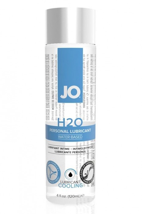 Охлаждающий лубрикант на водной основе JO Personal Lubricant H2O COOLING - 120 мл. - System JO - купить с доставкой в Ангарске