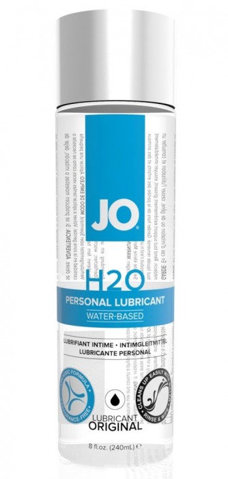 Нейтральный лубрикант на водной основе JO Personal Lubricant H2O - 240 мл. - System JO - купить с доставкой в Ангарске