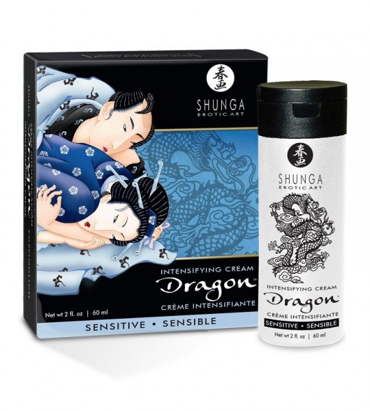 Интимный мужской крем SHUNGA DRAGON SENSITIVE - 60 мл. - Shunga - купить с доставкой в Ангарске