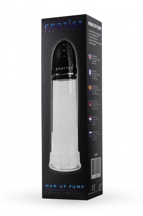 Автоматическая вакуумная помпа Man up pump - Erotist Adult Toys - в Ангарске купить с доставкой