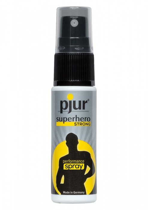 Спрей-пролонгатор длительного действия pjur SUPERHERO Strong Spray - 20 мл. - Pjur - купить с доставкой в Ангарске