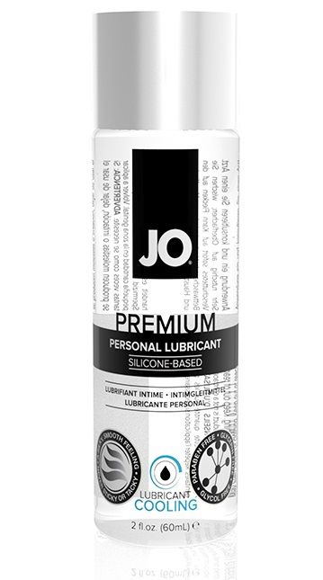 Охлаждающий лубрикант на силиконовой основе JO Personal Premium Lubricant Cooling - 60 мл. - System JO - купить с доставкой в Ангарске