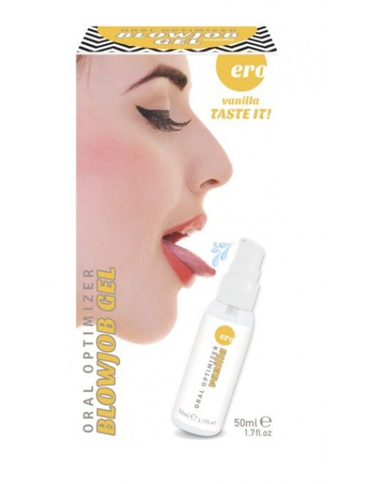 Увлажняющий гель для орального секса с ароматом ванили - 50 мл. - Ero - купить с доставкой в Ангарске