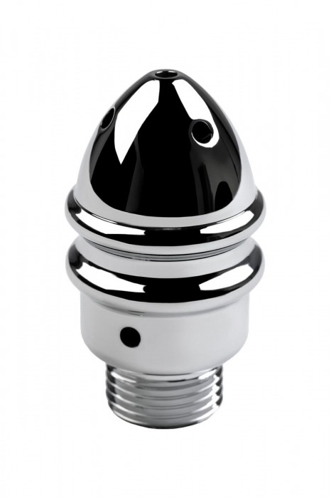 Металлический анальный душ с тремя насадками - ToyFa - купить с доставкой в Ангарске