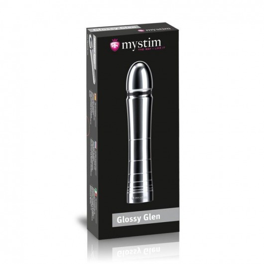 Фаллоимитатор для электростимуляции Glossy Glen Dildo - 14 см. - MyStim - купить с доставкой в Ангарске