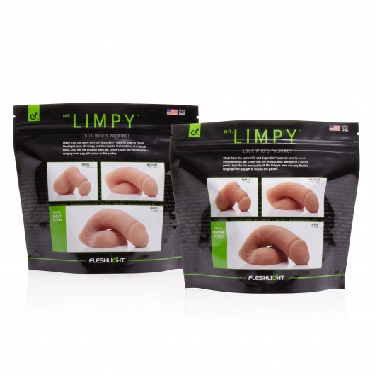 Мягкий имитатор пениса Fleshtone Limpy большого размера - 21,6 см. - Fleshlight - купить с доставкой в Ангарске