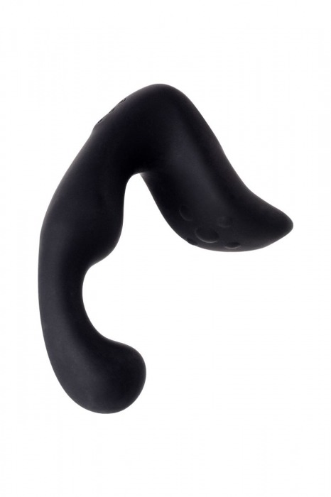 Чёрный изогнутый вибростимулятор простаты Erotist - Erotist Adult Toys - в Ангарске купить с доставкой