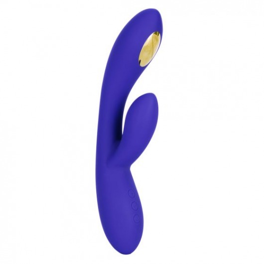 Фиолетовый вибратор с функцией электростимуляции Intimate E-Stimulator Dual Wand - 21,5 см. - California Exotic Novelties - купить с доставкой в Ангарске