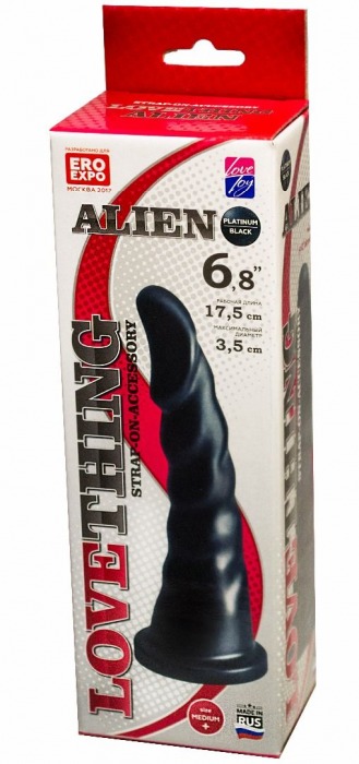 Насадка для трусиков харнесс Alien - 17,5 см. - LOVETOY (А-Полимер) - купить с доставкой в Ангарске