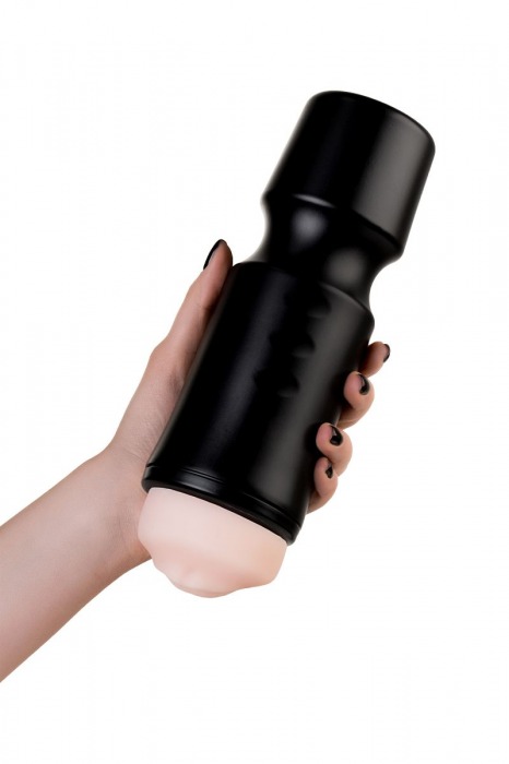 Мастурбатор-ротик A-Toys в черной колбе - A-toys - в Ангарске купить с доставкой