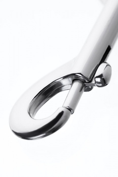 Серебристый двухсторонний карабин TOYFA Metal - ToyFa - купить с доставкой в Ангарске