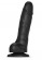 Черный фаллоимитатор Strap-On-Me Sliding Skin Realistic Dildo size L - Strap-on-me купить с доставкой в интернет-магазине Orgasmix в Ангарске Черный фаллоимитатор Strap-On-Me Sliding Skin Realistic Dildo size L - Strap-on-me