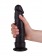 Крупный чёрный фаллоимитатор без мошонки - 20,5 см. - LOVETOY (А-Полимер) купить с доставкой в интернет-магазине Orgasmix в Ангарске Крупный чёрный фаллоимитатор без мошонки - 20,5 см. - LOVETOY (А-Полимер)