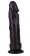 Крупный чёрный фаллоимитатор без мошонки - 20,5 см. - LOVETOY (А-Полимер) купить с доставкой в интернет-магазине Orgasmix в Ангарске Крупный чёрный фаллоимитатор без мошонки - 20,5 см. - LOVETOY (А-Полимер)