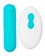 Голубая вибропуля Tnim с пультом ДУ - A-toys купить в Ангарске с доставкой в Orgasmix.ru Голубая вибропуля Tnim с пультом ДУ - A-toys