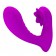 Лиловый вибратор Nadal для двойной стимуляции - Baile купить в Ангарске с доставкой в Orgasmix.ru Лиловый вибратор Nadal для двойной стимуляции - Baile