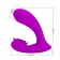 Лиловый вибратор Nadal для двойной стимуляции - Baile купить в Ангарске с доставкой в Orgasmix.ru Лиловый вибратор Nadal для двойной стимуляции - Baile
