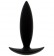 Чёрная мини-пробка для анальной стимуляции BOOTYFUL ANAL PLUG XTRA SMALL BLACK - 9 см. - Dream Toys в Ангарске Чёрная мини-пробка для анальной стимуляции BOOTYFUL ANAL PLUG XTRA SMALL BLACK - 9 см. - Dream Toys